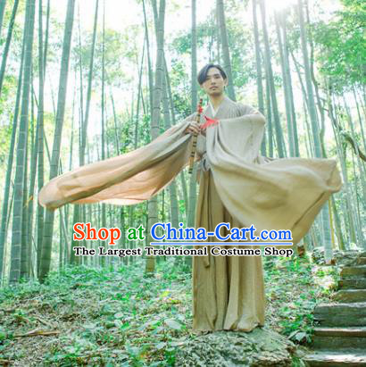 Chinese Ancient Hanfu Traditional Jin Dynasty Embroidered Historical Costumes