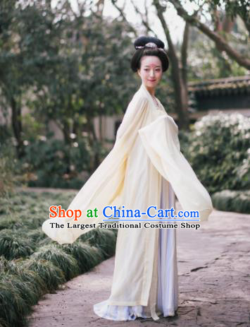 Chinese Ancient Hanfu Traditional Jin Dynasty Embroidered Historical Costumes