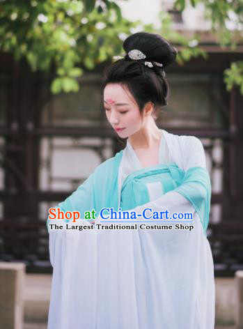 Chinese Ancient Hanfu Traditional Jin Dynasty Embroidered Historical Costumes