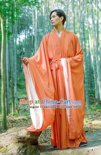 Chinese Ancient Hanfu Traditional Jin Dynasty Embroidered Historical Costumes