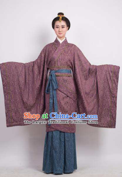 Chinese Ancient Hanfu Traditional Jin Dynasty Embroidered Historical Costumes