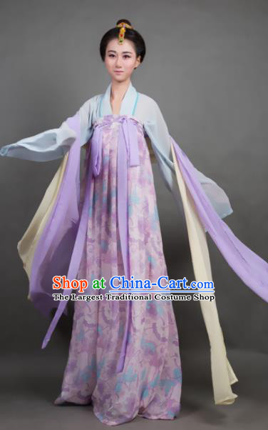 Chinese Ancient Hanfu Traditional Jin Dynasty Embroidered Historical Costumes
