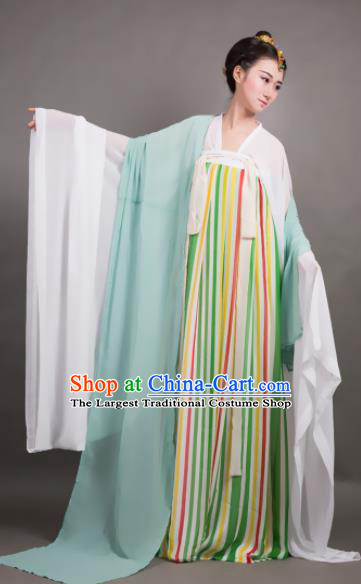 Traditional Chinese Tang Dynasty Maidenform Dance Hanfu Dress Ancient Palace Princess Costume for Women