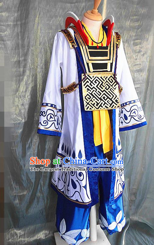 Ancient Chinese Cosplay Costume Chinese Shoes Traditional China Swordsman Clothing and Jewelry Accessories