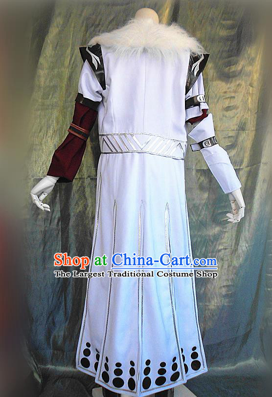 Ancient Chinese Cosplay Costume Chinese Shoes Traditional China Swordsman Clothing and Jewelry Accessories