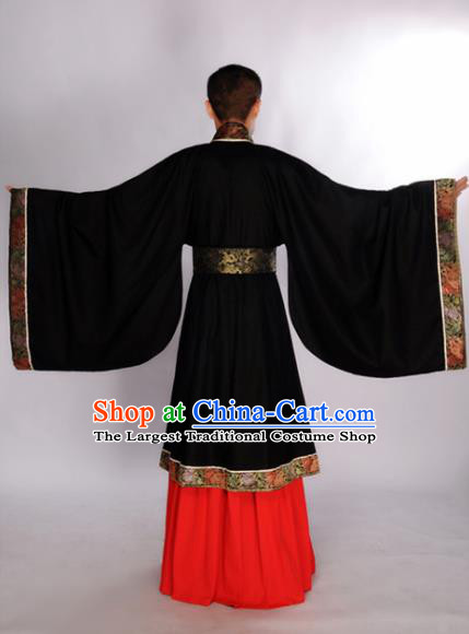 Chinese Ancient Hanfu Traditional Jin Dynasty Embroidered Historical Costumes