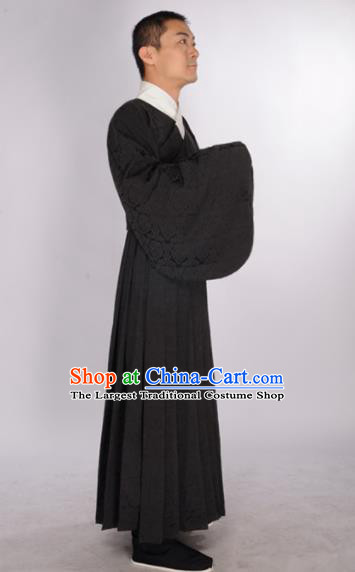 Chinese Ancient Hanfu Traditional Jin Dynasty Embroidered Historical Costumes