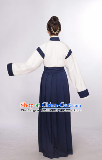 Chinese Ancient Hanfu Traditional Jin Dynasty Embroidered Historical Costumes