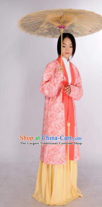Traditional Chinese Song Dynasty Costume Ancient Young Lady Hanfu Dress for Women
