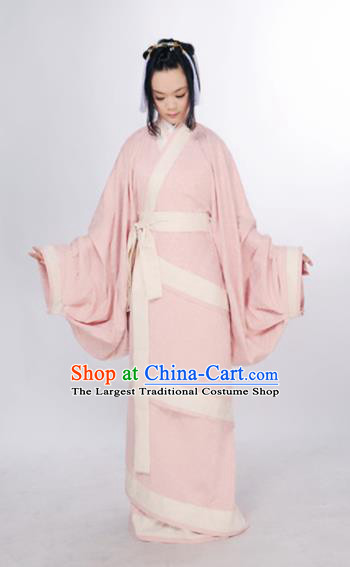 Chinese Ancient Hanfu Traditional Jin Dynasty Embroidered Historical Costumes