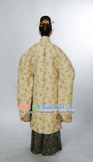 Chinese Ancient Hanfu Traditional Jin Dynasty Embroidered Historical Costumes