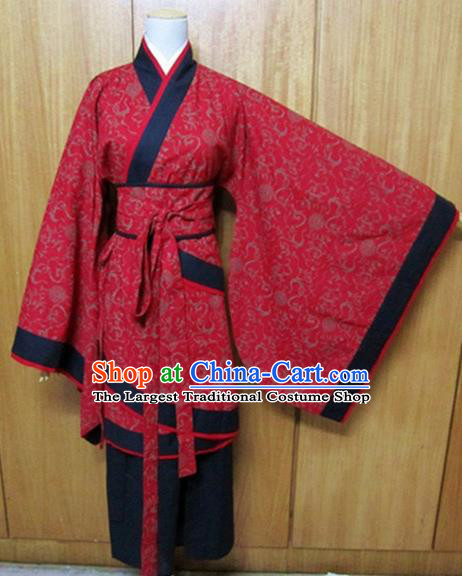 Chinese Ancient Hanfu Traditional Jin Dynasty Embroidered Historical Costumes