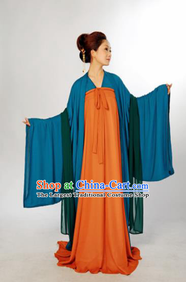 Chinese Traditional Tang Dynasty Maidenform Hanfu Dress Ancient Nobility Lady Costume for Women