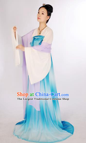 Chinese Ancient Hanfu Traditional Jin Dynasty Embroidered Historical Costumes