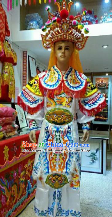 Traditional Chinese Beijing Opera Takefu Costume General Embroidered Clothing for Men