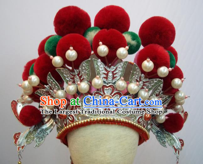 Traditional Chinese Beijing Opera Diva Hair Accessories Queen Phoenix Coronet Headwear for Kids