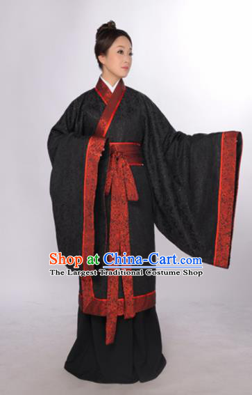 Chinese Ancient Hanfu Traditional Jin Dynasty Embroidered Historical Costumes