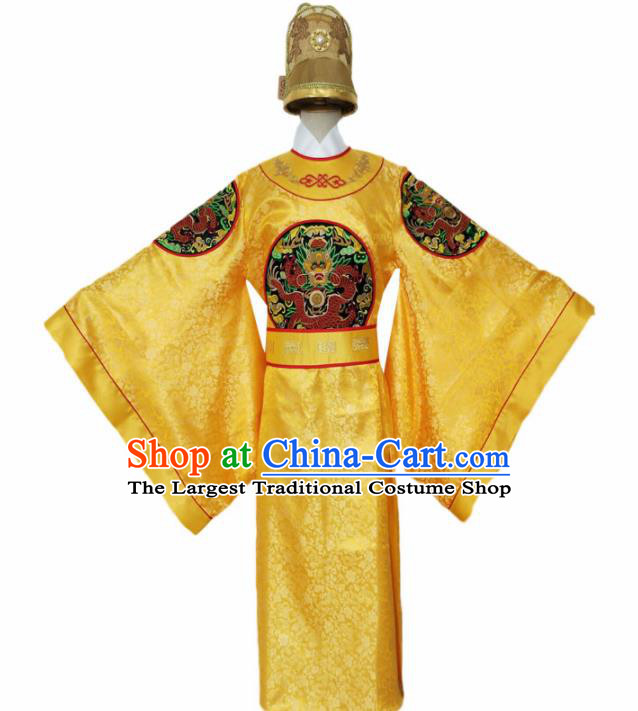 Chinese Song Dynasty Emperor Costume Ancient Imperial Robe for Men