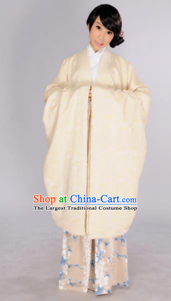 Chinese Ancient Hanfu Traditional Jin Dynasty Embroidered Historical Costumes