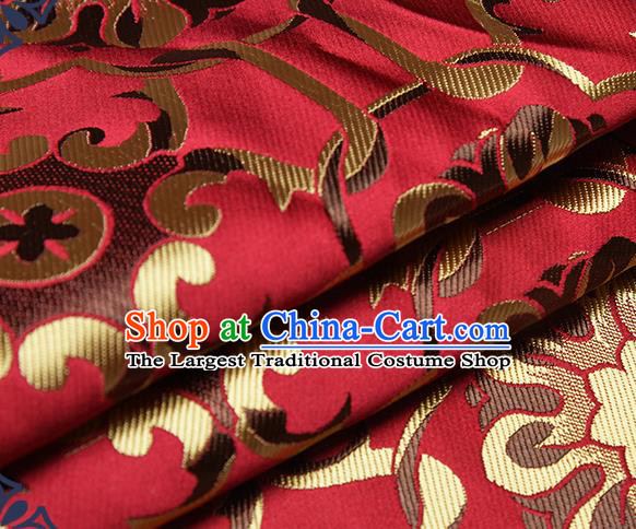 Chinese Traditional Tang Suit Nanjing Brocade Fabric Silk Cloth Cheongsam Material Drapery