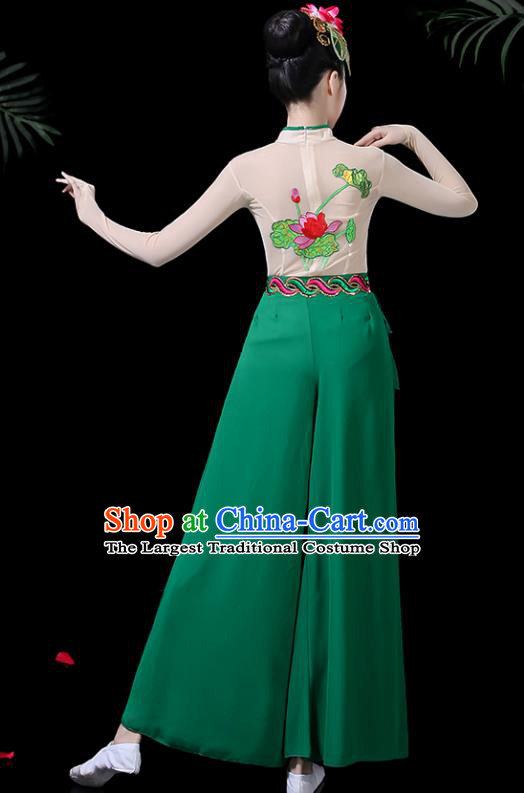 Traditional Chinese Fan Dance Folk Dance Costume Classical Yangko Dance Classical Dance Dress