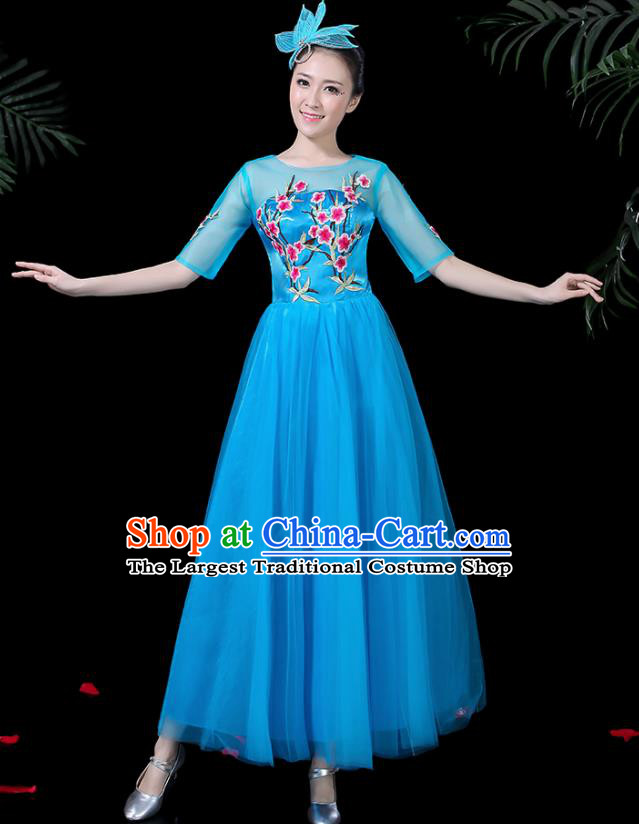 Traditional Chinese Fan Dance Folk Dance Costume Classical Yangko Dance Classical Dance Dress