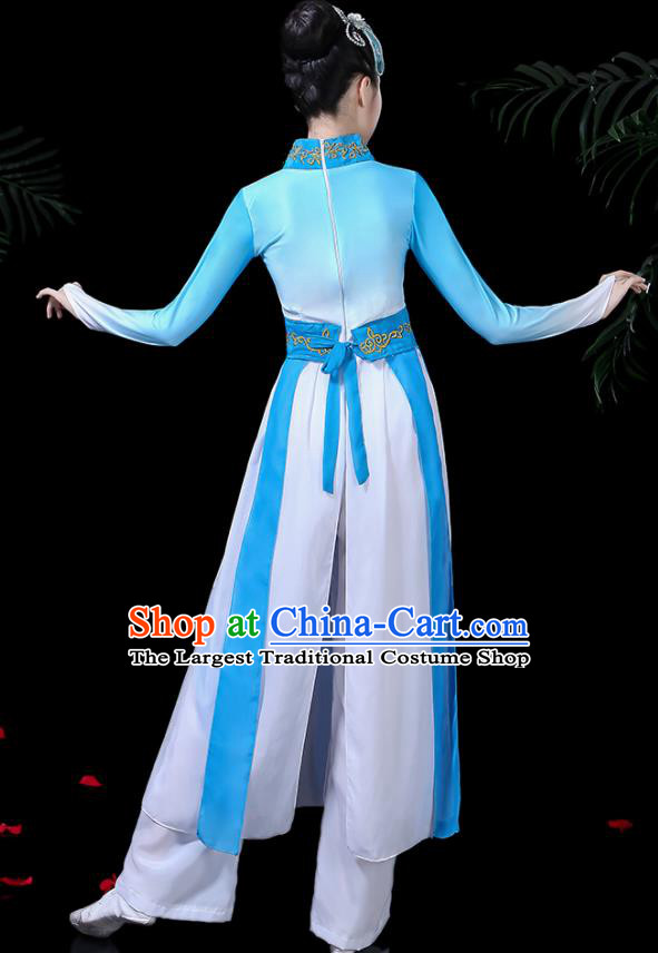 Traditional Chinese Fan Dance Folk Dance Costume Classical Yangko Dance Classical Dance Dress