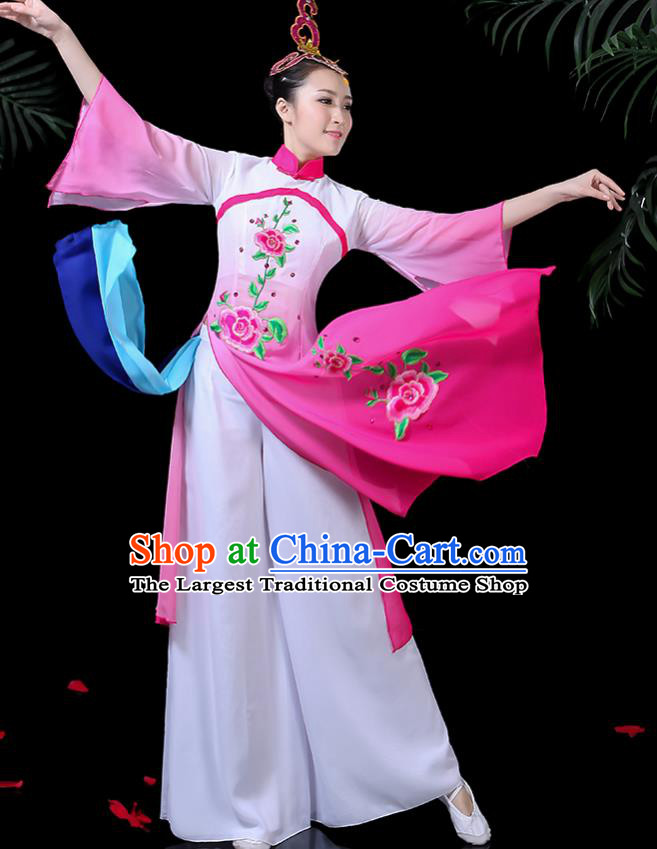 Traditional Chinese Fan Dance Folk Dance Costume Classical Yangko Dance Classical Dance Dress