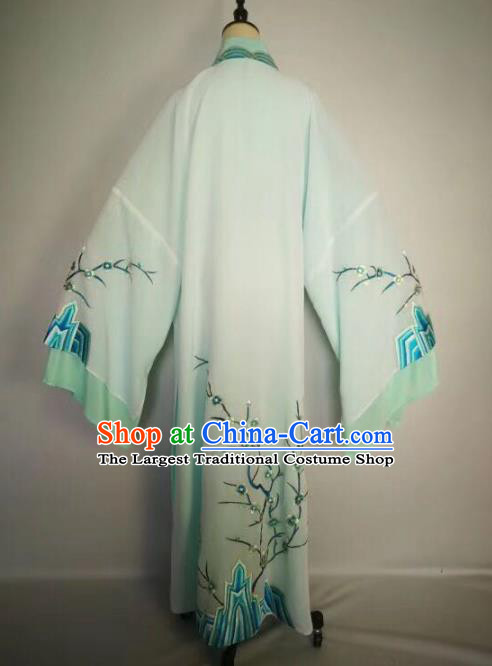 Traditional China Beijing Opera Costume Gifted Scholar Embroidered Robe and Hat Ancient Chinese Peking Opera Embroidery Clothing