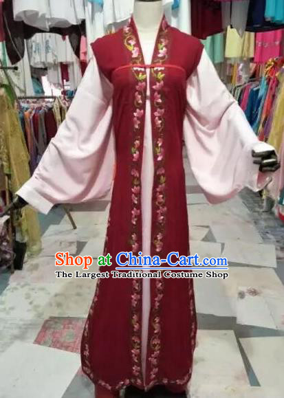 Chinese Traditional Beijing Opera Niche Embroidered Costume Peking Opera Scholar Clothing for Adults