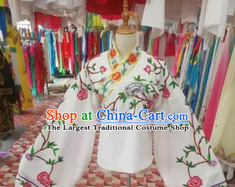 Chinese Traditional Beijing Opera Princess Embroidered Blouse Peking Opera Actress Costume for Adults