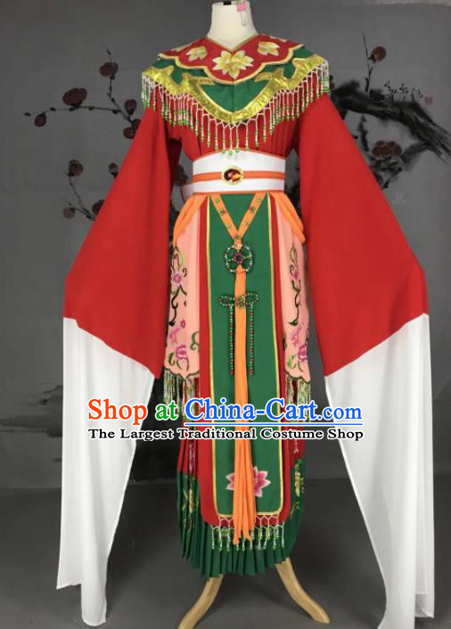 Chinese Traditional Beijing Opera Diva Costume Imperial Consort Embroidered Hanfu Dress for Adults