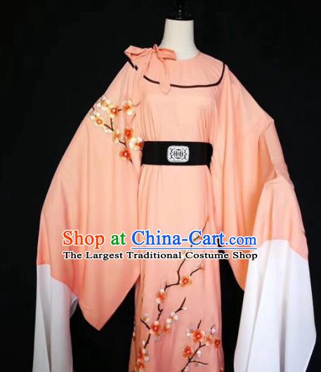Chinese Traditional Beijing Opera Scholar Costume Peking Opera Embroidered Plum Blossom Robe for Adults