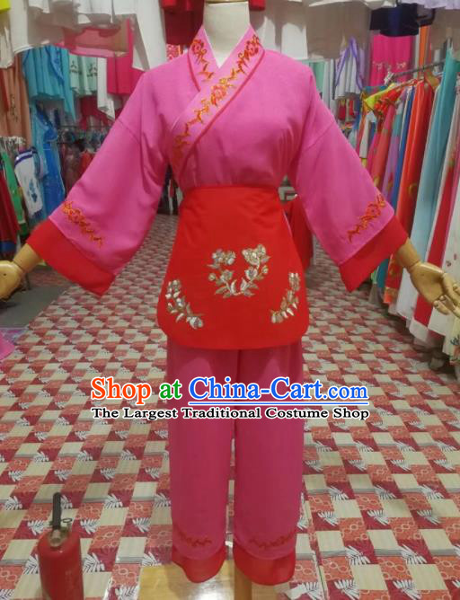 Chinese Traditional Beijing Opera Mui Tsai Embroidered Clothing Peking Opera Actress Costume for Poor Girls