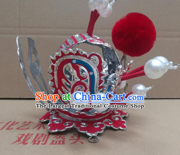 Traditional Chinese Beijing Opera Hairdo Crown Peking Opera Hair Accessories for Men