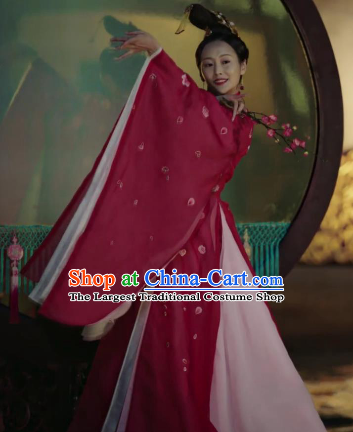 Ancient Chinese Qing Dynasty Palace Dance Dress Manchu Imperial Concubine Embroidered Costumes and Headpiece for Women