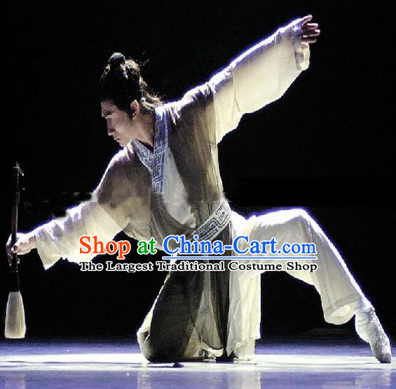 Chinese Traditional Classical Dance Costumes Drama Performance Dance Clothing for Men