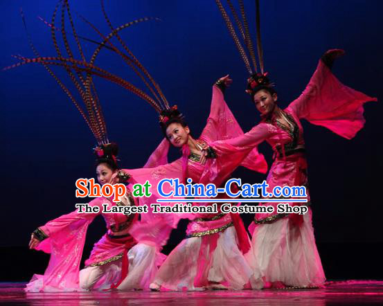 Chinese Traditional Classical Dance Costumes Stage Performance Hanfu Dress for Women