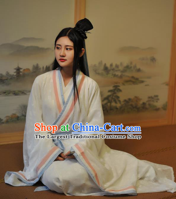 Chinese Traditional Han Dynasty Aristocratic Lady Historical Costumes Ancient Peri Hanfu Dress for Women