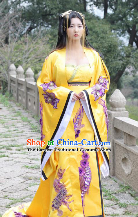 Traditional Chinese Ancient Drama Peri Costumes Tang Dynasty Imperial Consort Hanfu Dress for Women