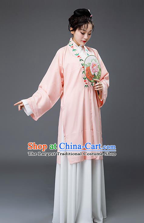 Traditional Chinese Ancient Nobility Lady Costumes Ming Dynasty Drama Embroidered Hanfu Dress for Women