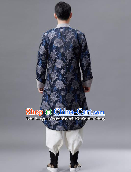 Chinese Traditional Costume Tang Suits Coat National Mandarin Shirt for Men