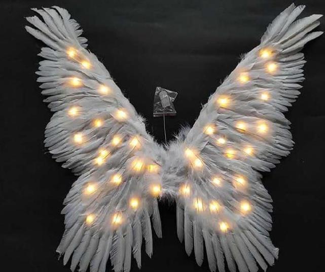 Big Party LED Lights Luminous Big Wings Butterfly Dance Costumes Dancing Costume Complete Set