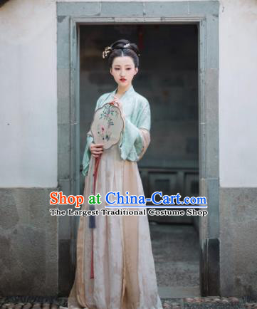 Chinese Ancient Song Dynasty Princess Hanfu Dress Historical Costumes Complete Set for Women
