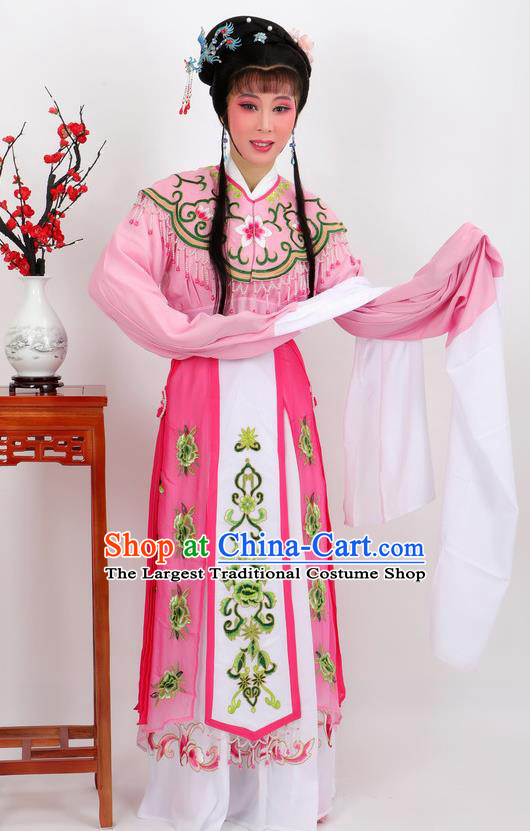 Professional Chinese Traditional Beijing Opera Diva Pink Dress Ancient Imperial Consort Costumes for Women