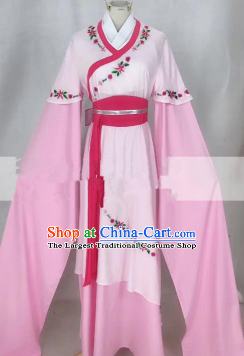 Professional Chinese Traditional Beijing Opera Actress Pink Dress Ancient Nobility Lady Costumes for Women