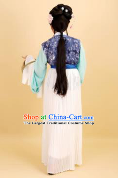 Chinese Traditional Peking Opera Country Lady Dress Ancient Maidservant Costume for Women