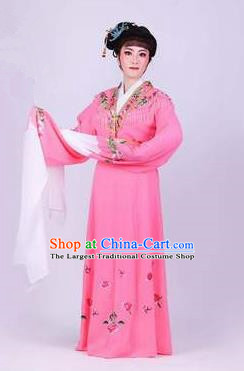 Chinese Traditional Peking Opera Actress Rich Lady Pink Dress Ancient Royal Princess Costume for Women