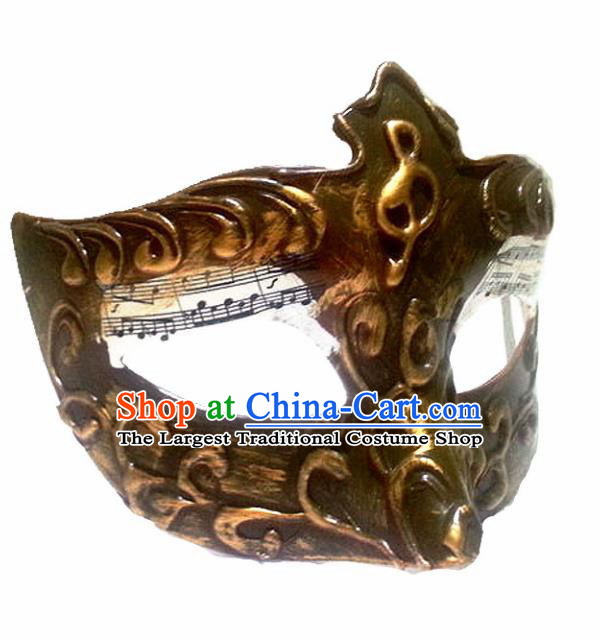 Handmade Venice Carnival Mask Halloween Cosplay Fancy Ball Face Masks Accessories for Men