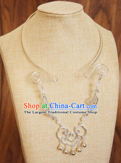 Chinese Traditional Hanfu Jewelry Accessories Ancient Ming Dynasty Princess Cloud Necklace for Women